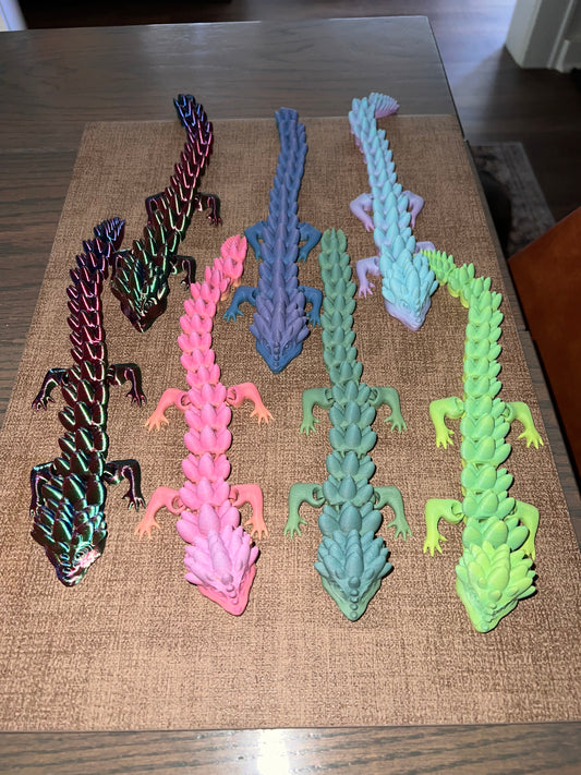 Flex3d articulating small dragons