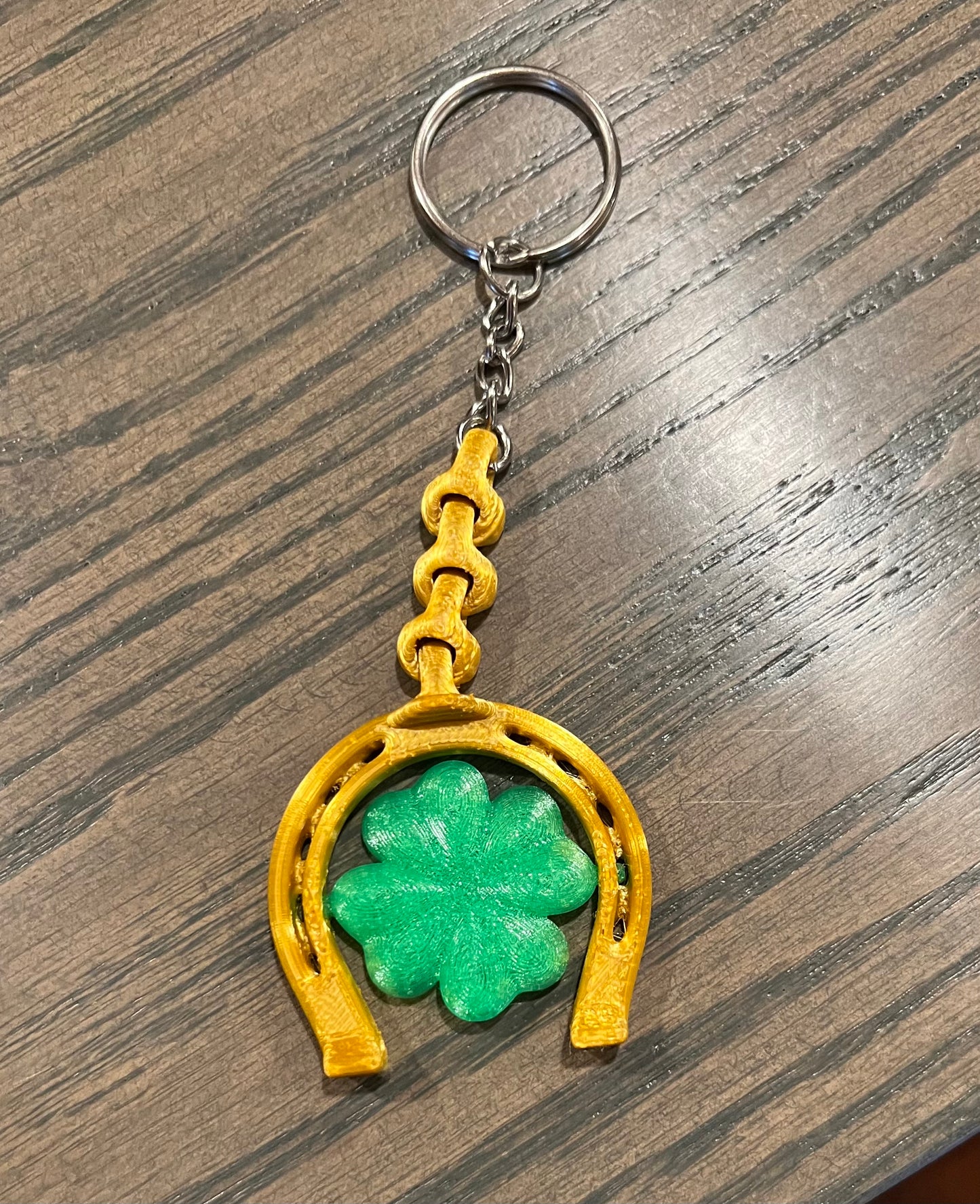 Lucky charm keychain spinners