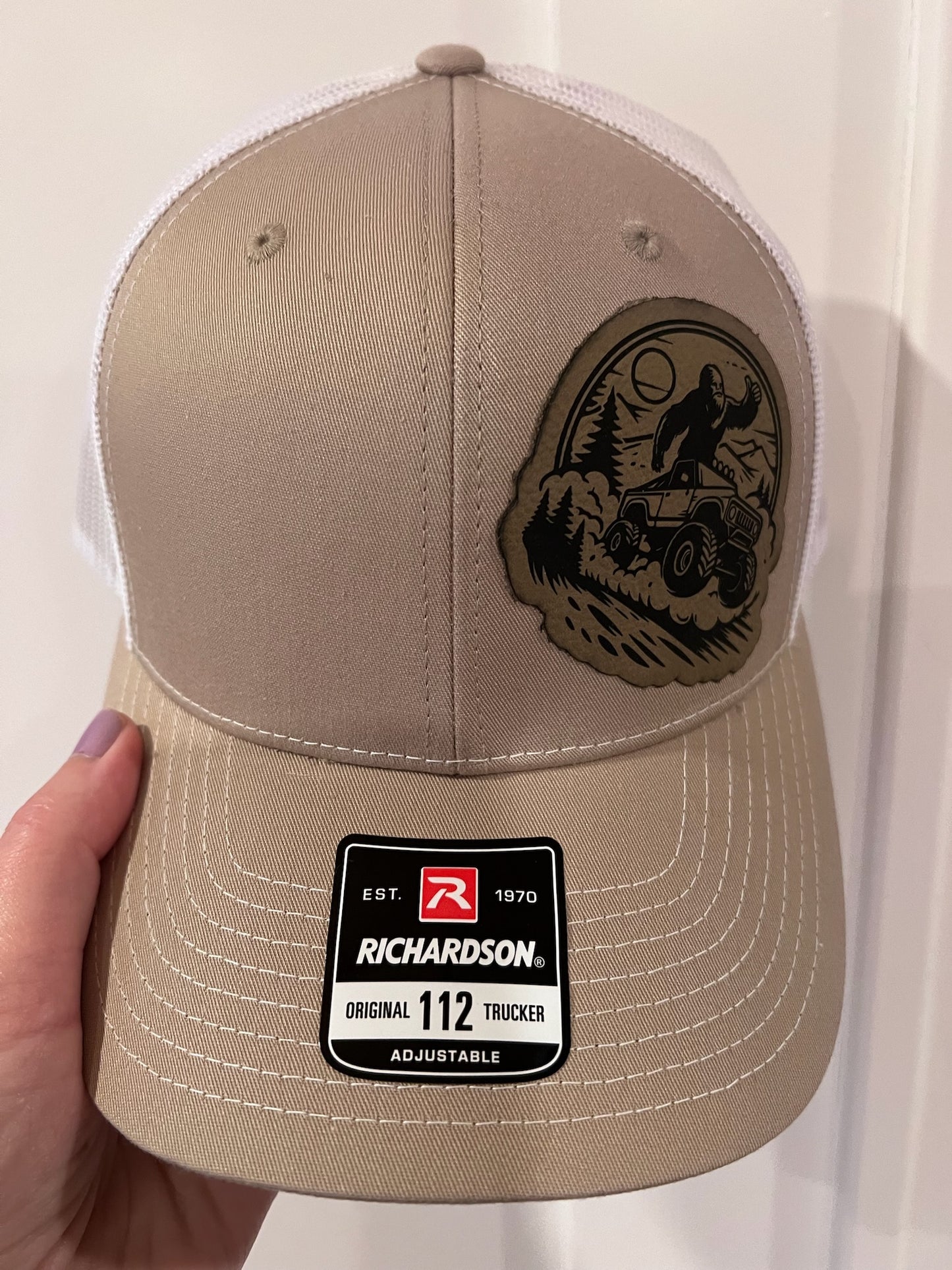 Sasquatch trucker Patch hats