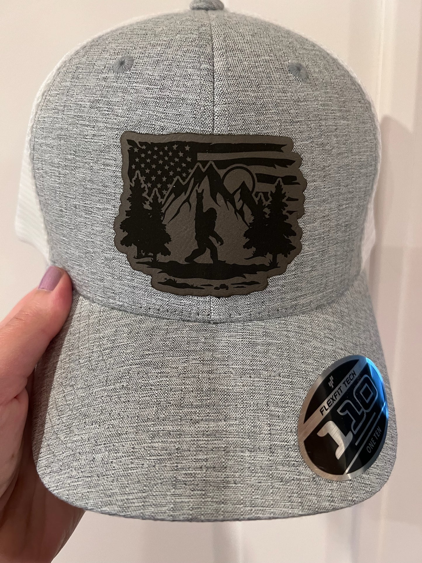 Sasquatch trucker Patch hats