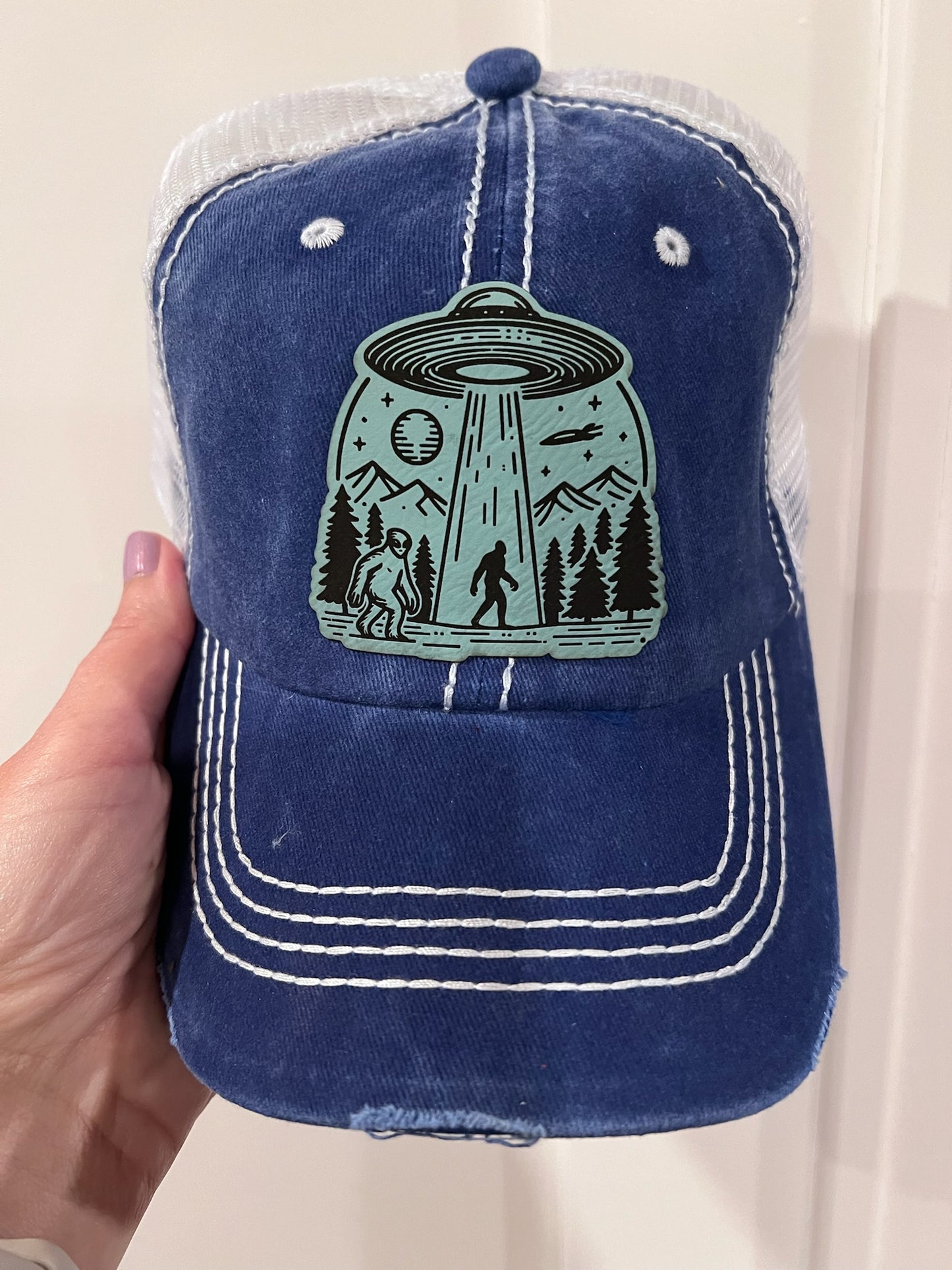 Sasquatch trucker Patch hats