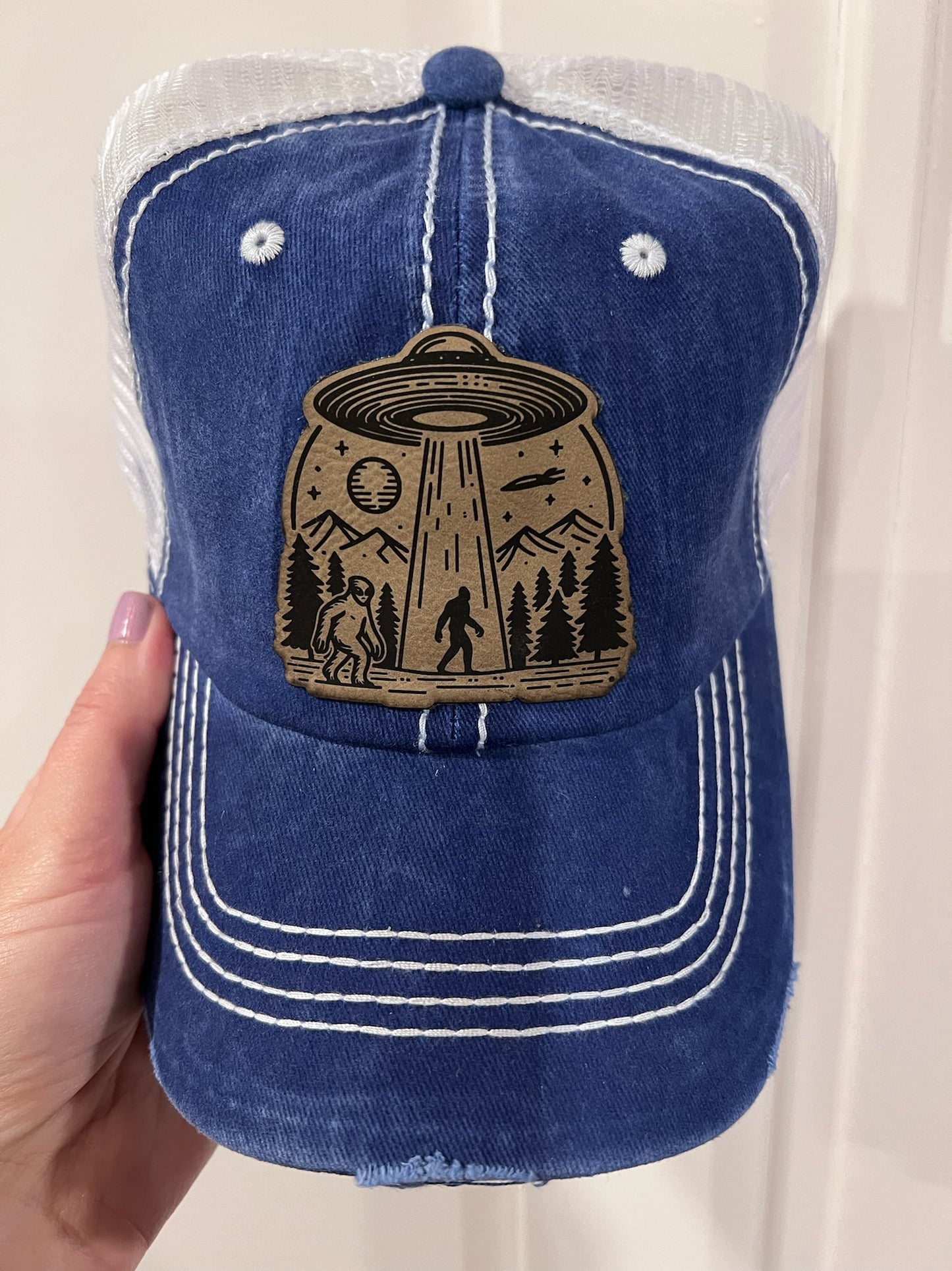 Sasquatch trucker Patch hats