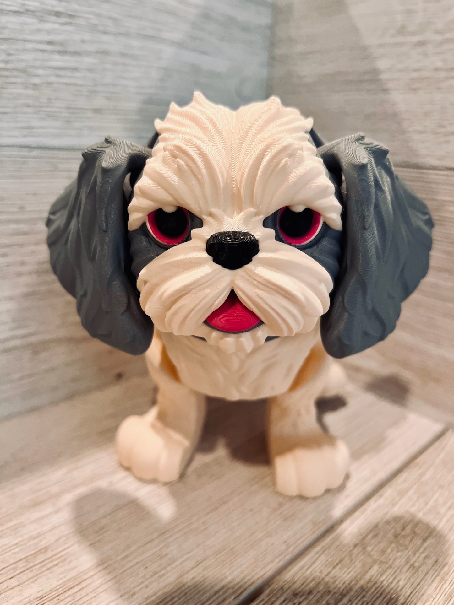 Shih Tzu articulating dog