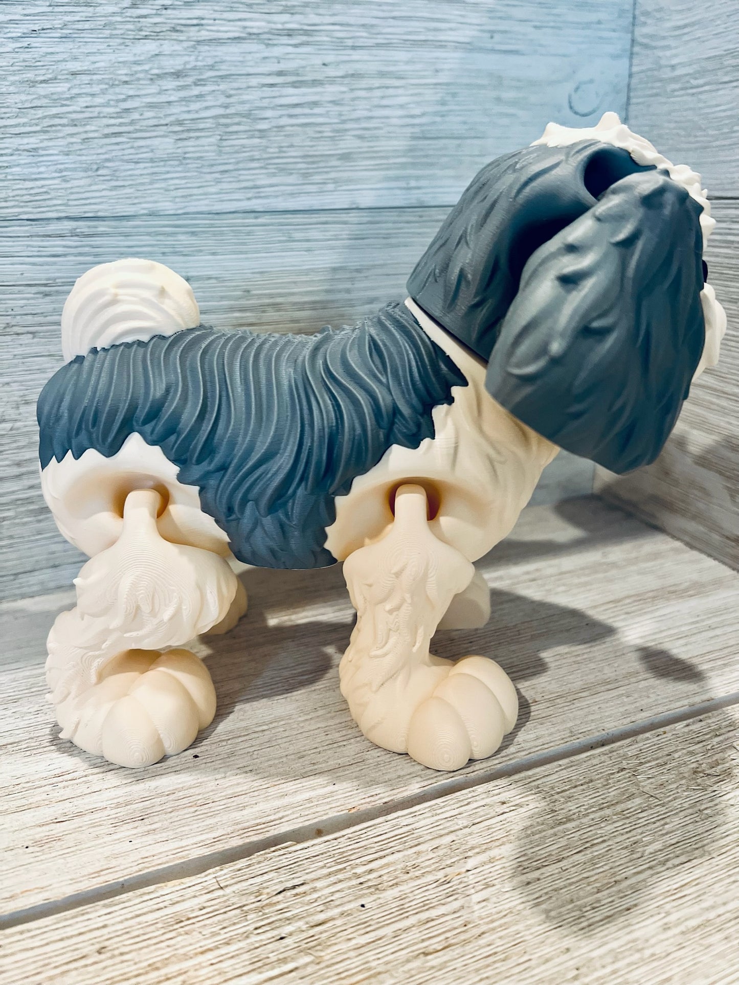 Shih Tzu articulating dog