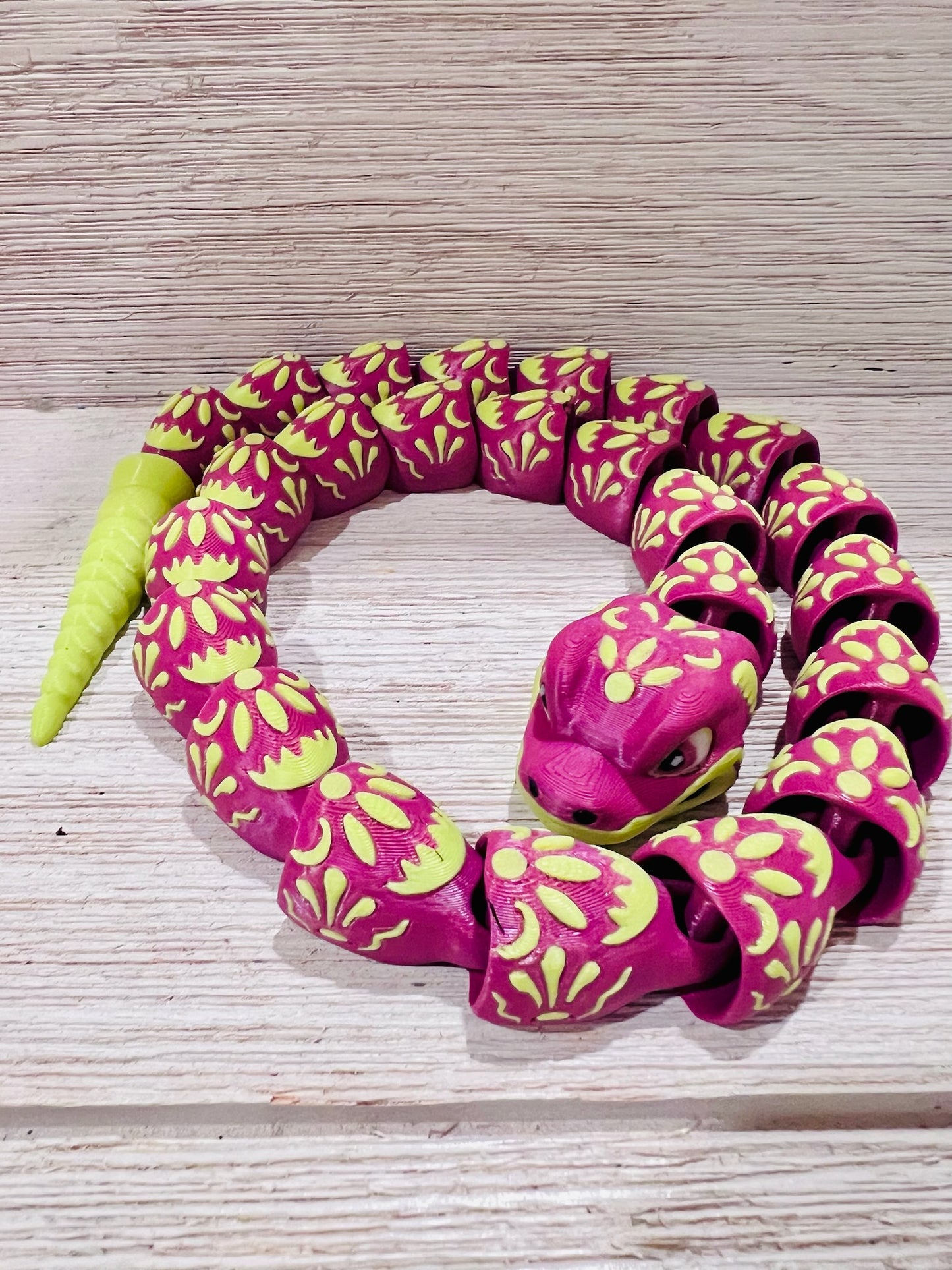 24-Inch Articulating Chinese New Year Snake – Stunning 3D Printed Design