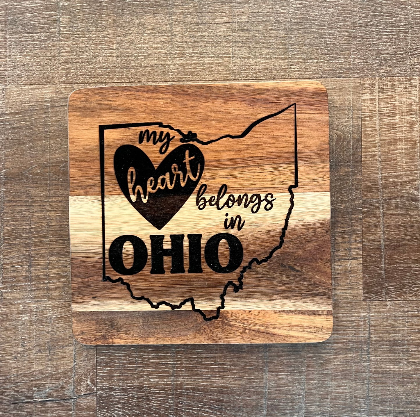 9" x 9" Cutting Board