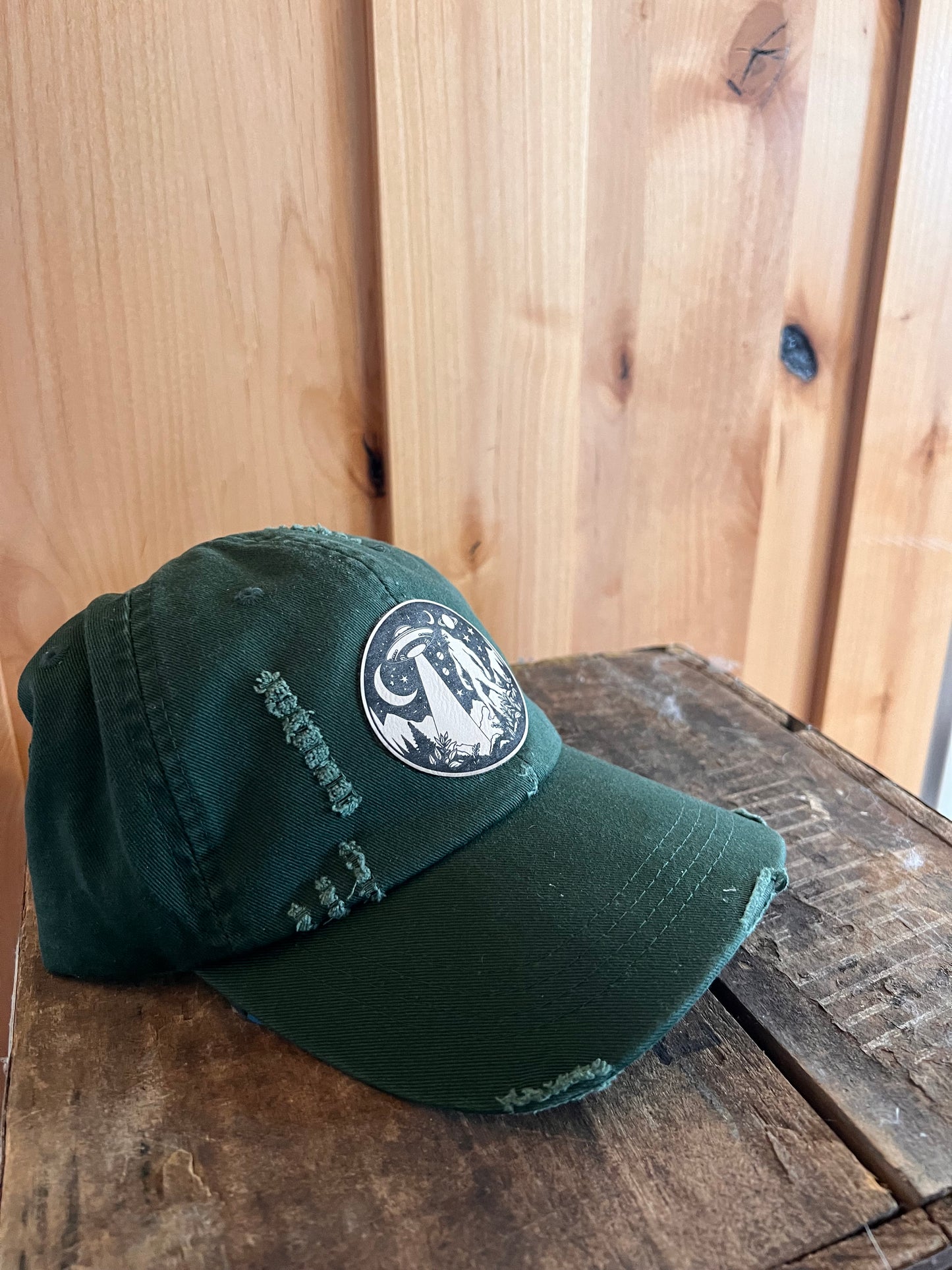 Sasquatch -  Low profile distressed cotton hat