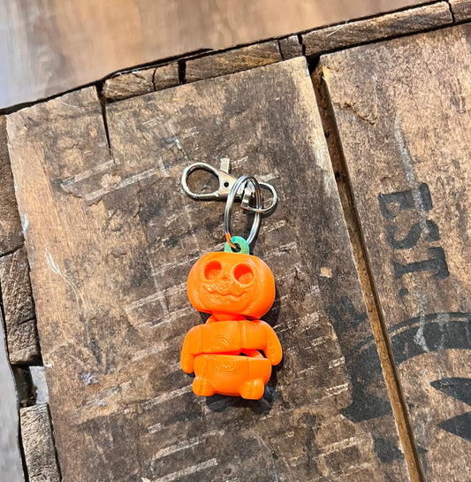 Tiny Pumpkin Keychain