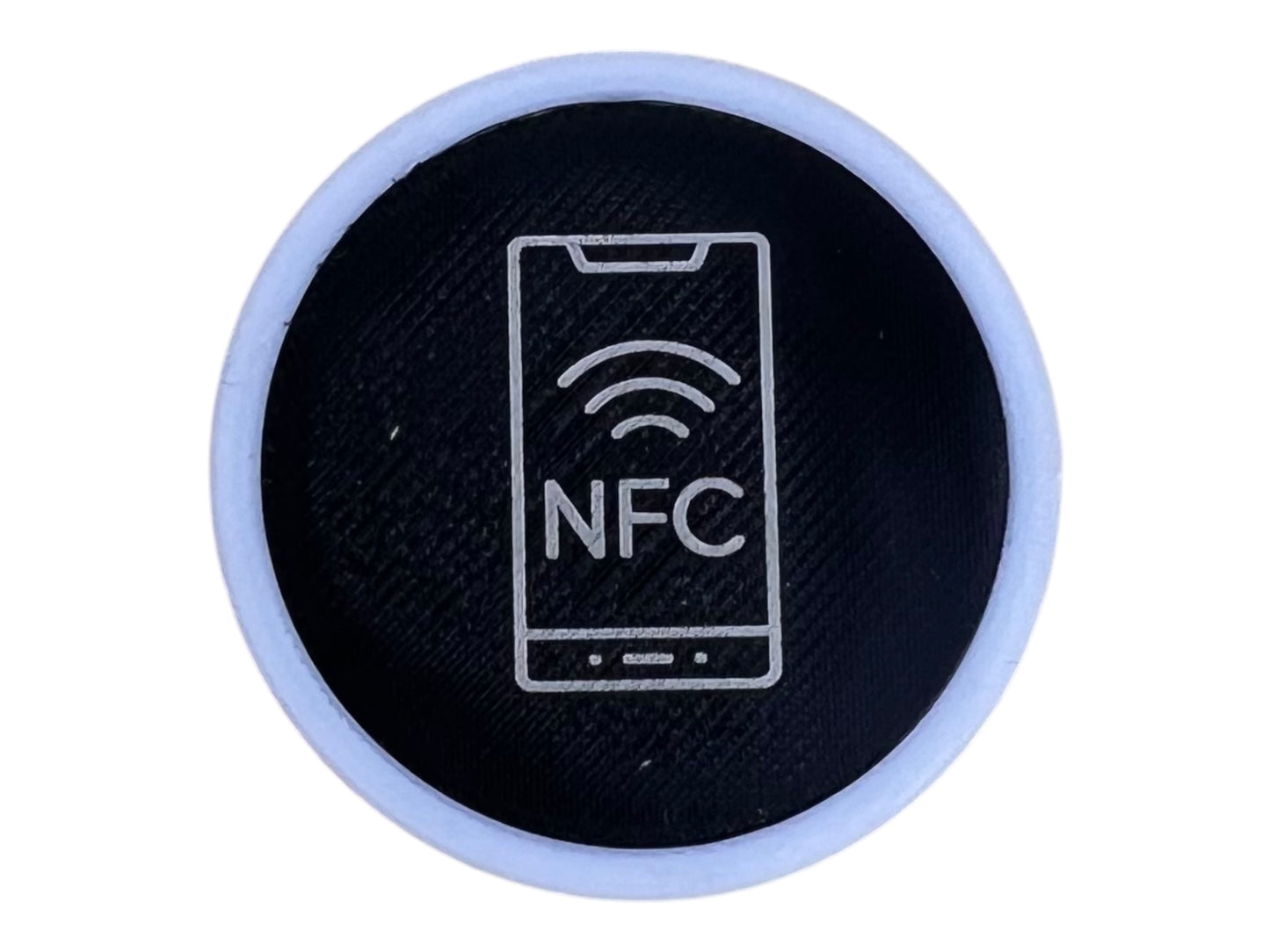 Custom 3D Printed NFC Keychain or Poker Chip Business Card